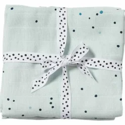 Hydrofiele Doeken Xl Dreamy Dots Blauw (2St) Done By Deer