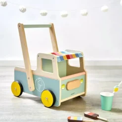 Janod Houten Loopwagen Ijscokar