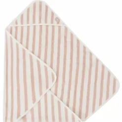 Jollein Badcape Stripe Terry Wild Rose