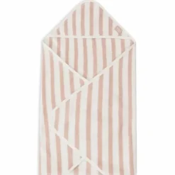 Jollein Badcape Stripe Terry Wild Rose