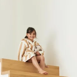 Jollein Badjas Stripe Terry Biscuit