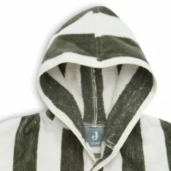 Jollein Badjas Stripe Terry Leaf Green
