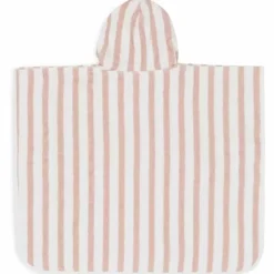 Jollein Badponcho Stripe Wild Rose