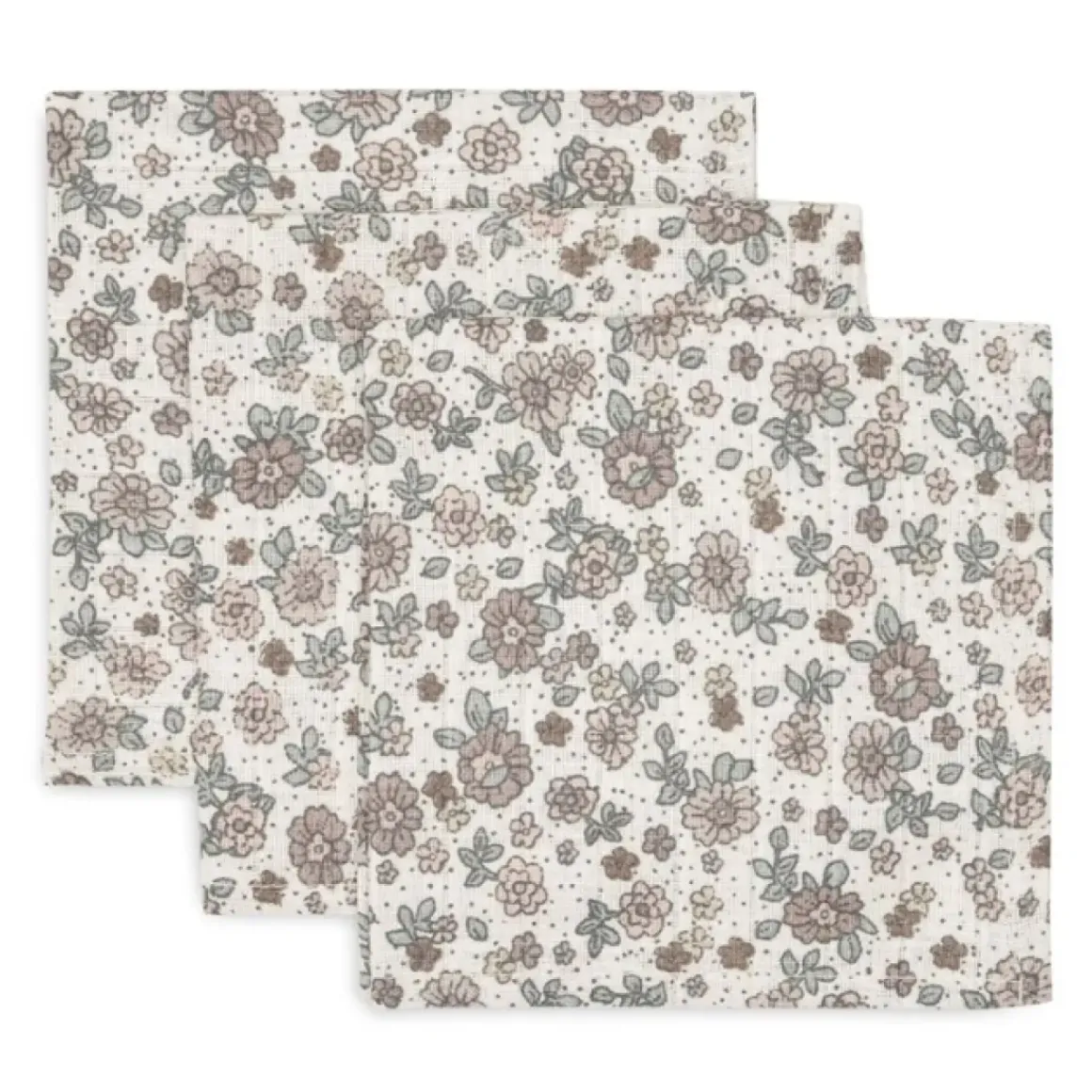 Jollein Hydrofiele Monddoekjes Retro Flowers (3St)