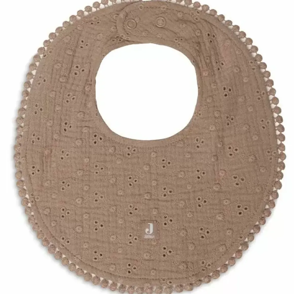 Jollein Kwijlslab Embroidery Biscuit