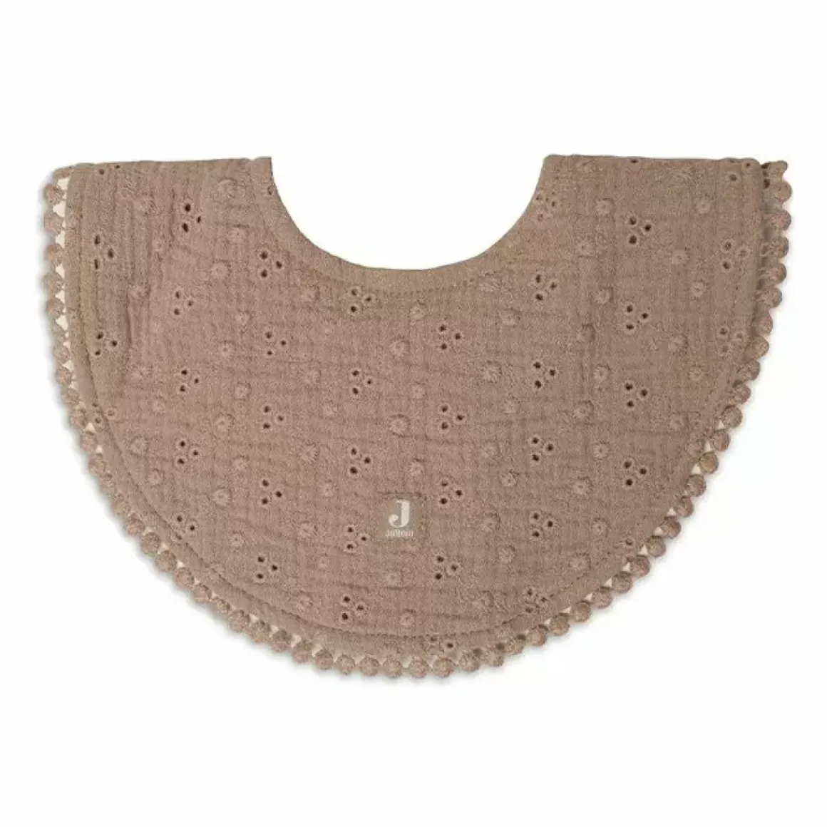 Jollein Kwijlslab Embroidery Biscuit