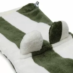 Jollein Lange Washand Stripe Terry Leaf Green