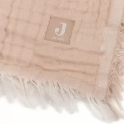 Jollein Ledikantdeken Fringe Moonstone/Ivory