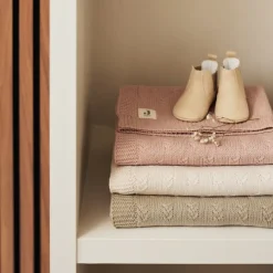 Jollein Ledikantdeken Grain Knit Oatmeal 100X150Cm