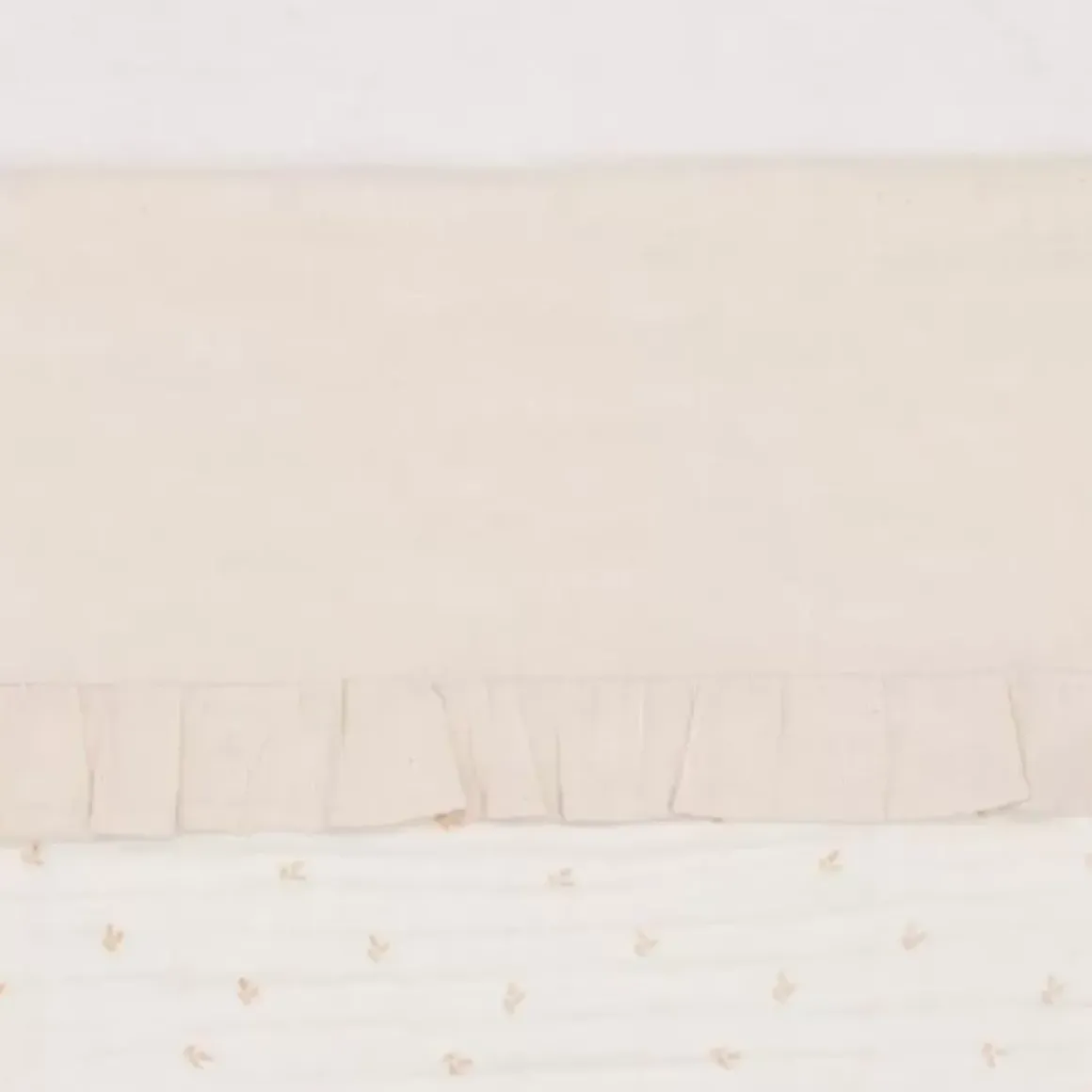 Jollein Ledikantlaken Ruffle Natural