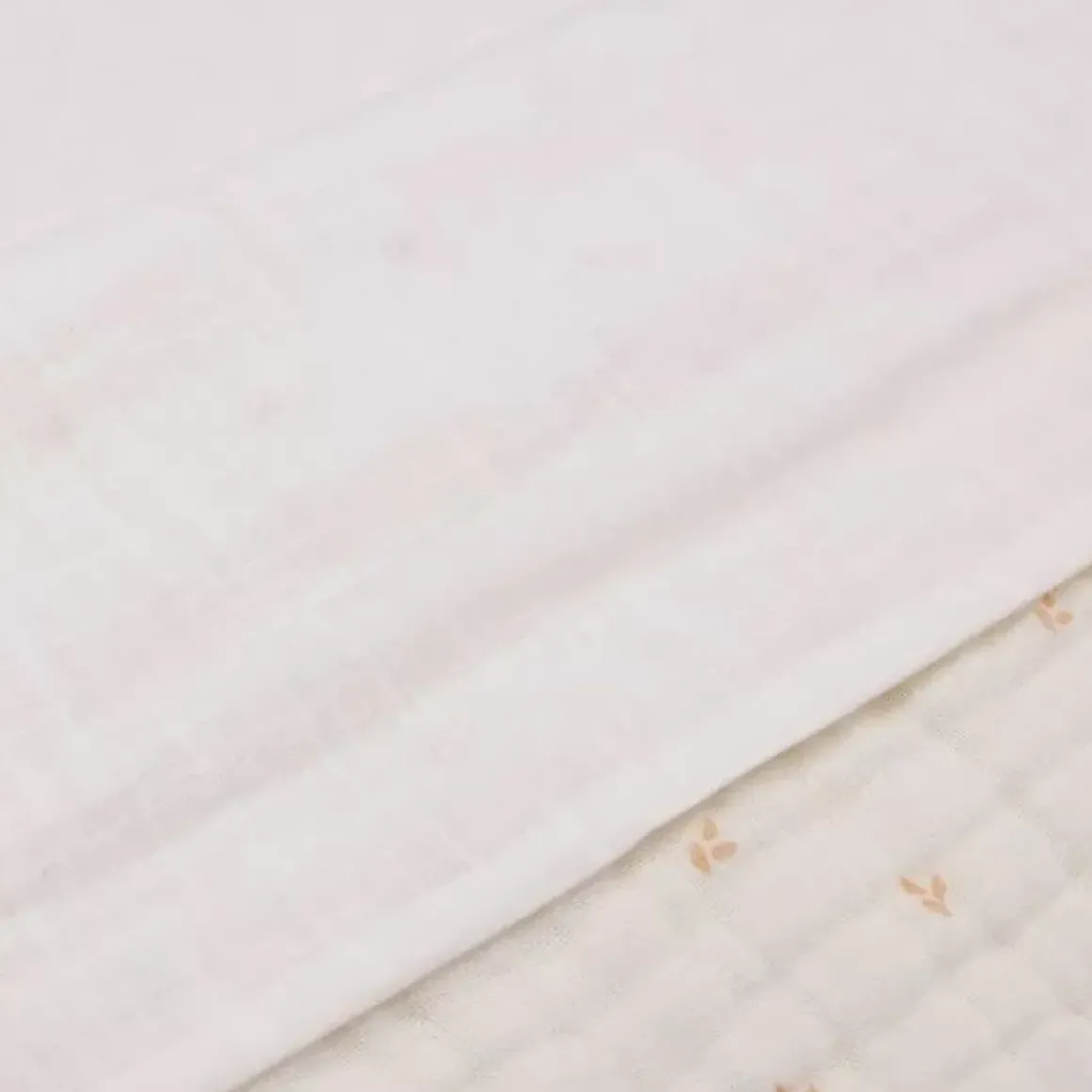 Jollein Ledikantlaken Slub Ivory 120X150Cm