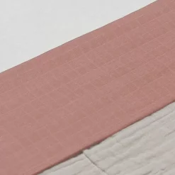 Jollein Ledikantlaken Wrinkled Cotton Rosewood