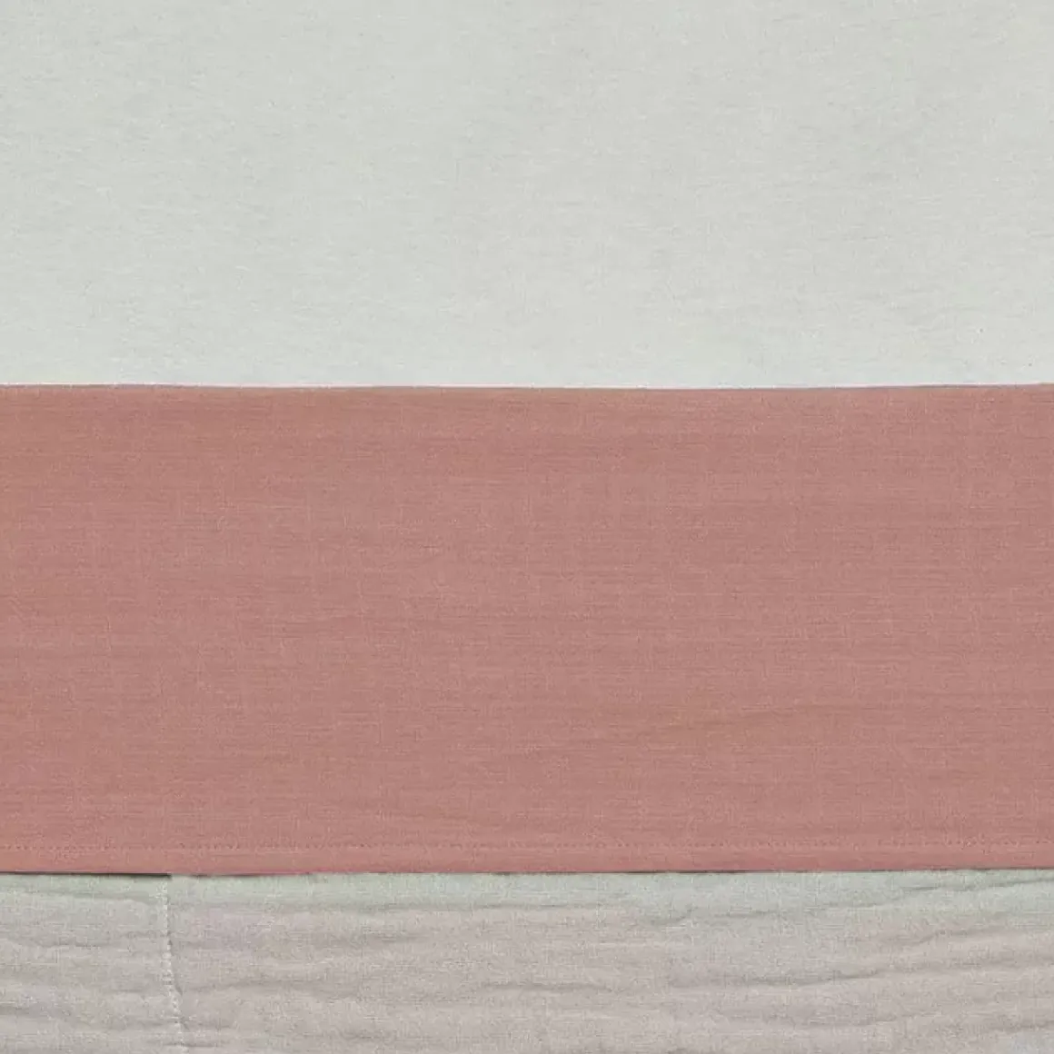 Jollein Ledikantlaken Wrinkled Cotton Rosewood