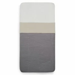 Jollein Ledikantlaken Wrinkled Cotton Nougat