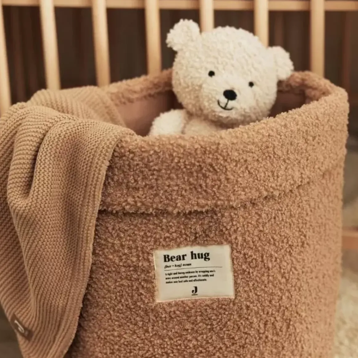 Jollein Opbergmand Boucle Biscuit