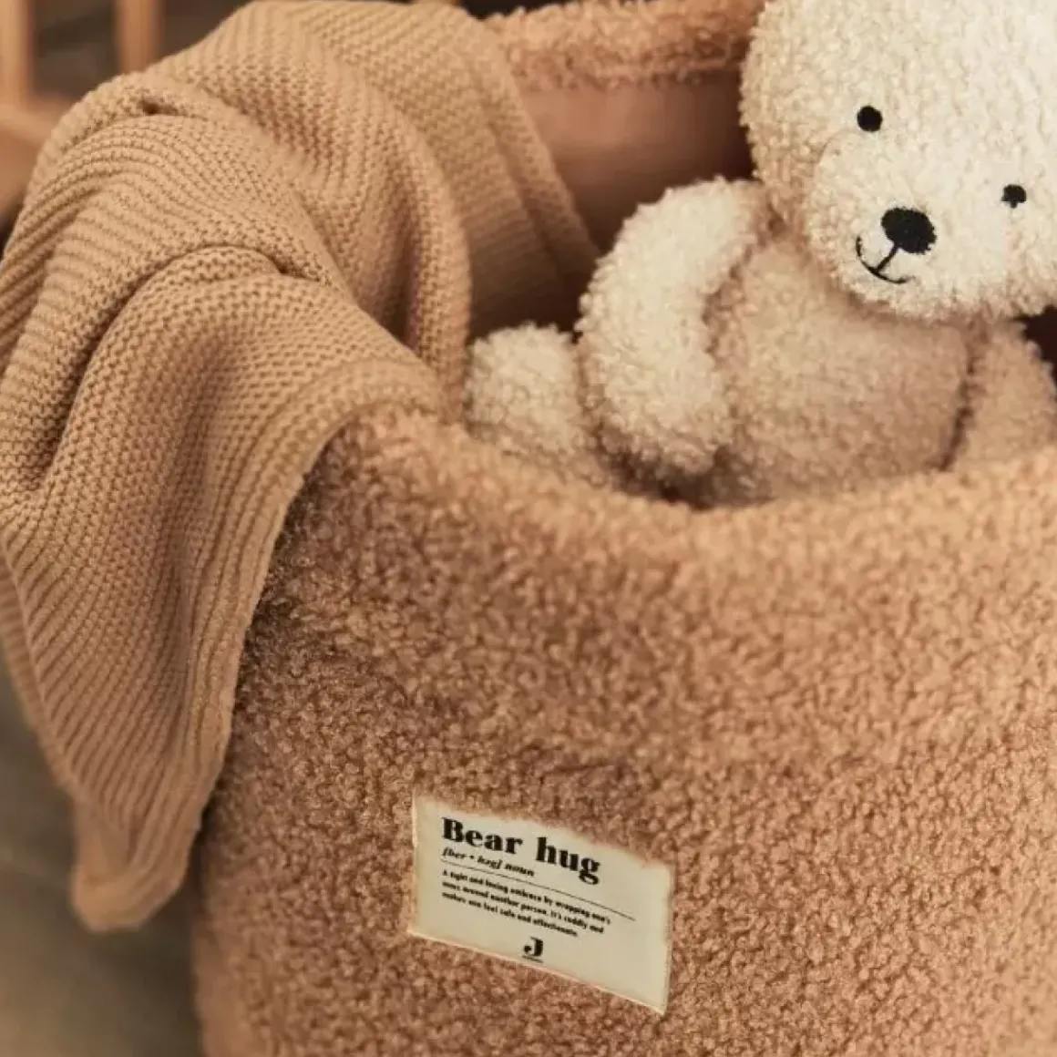 Jollein Opbergmand Boucle Biscuit