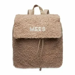 Jollein Rugzak Boucle Biscuit Met Naam