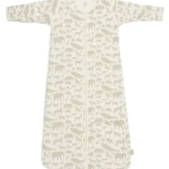 Jollein Slaapzak Afritsbare Mouwen Animals Olive Green
