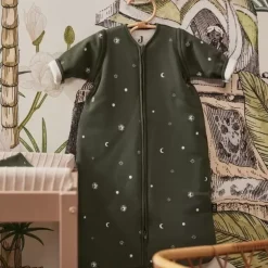 Jollein Slaapzak Afritsbare Mouw Stargaze Leaf Green