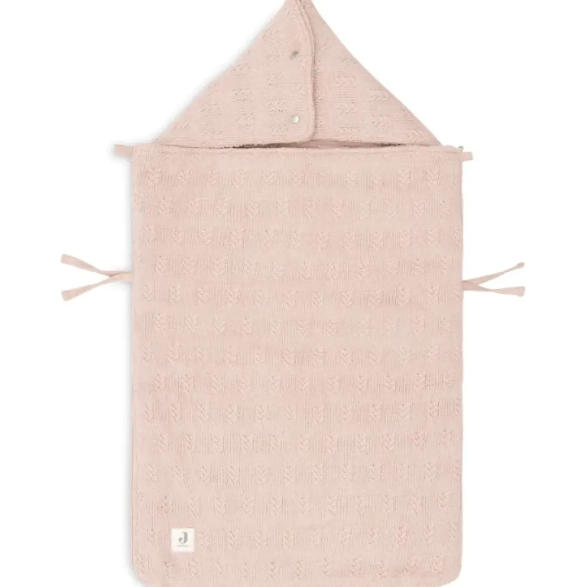 Jollein Voetenzak Grain Knit Wild Rose