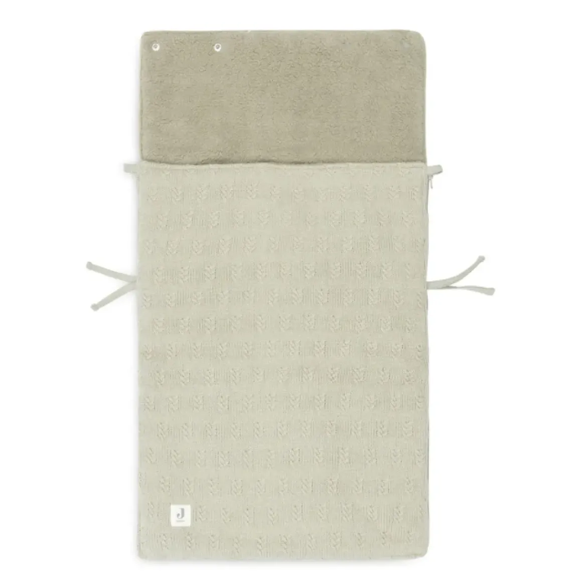 Jollein Voetenzak Grain Knit Olive Green