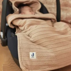 Jollein Voetenzak Pure Knit Biscuit