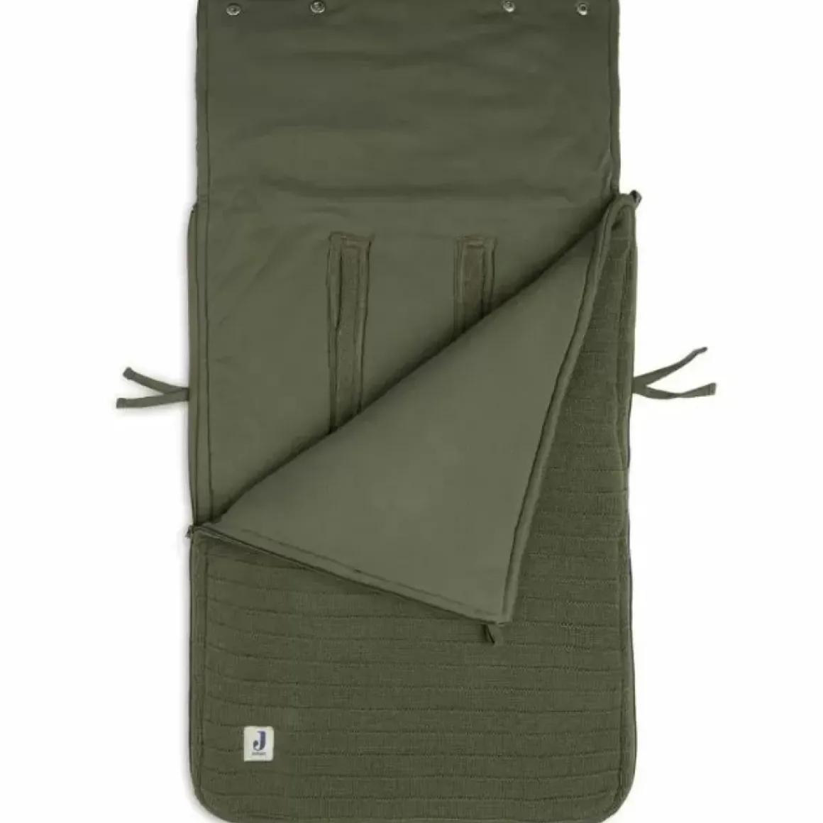 Jollein Voetenzak Pure Knit Leaf Green
