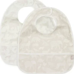 Jollein Waterproof Slabben Animals Nougat (2St)
