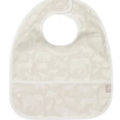 Jollein Waterproof Slabben Animals Nougat (2St)