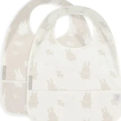 Jollein X Nijntje Waterproof Slabben Nougat (2St)