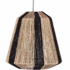 Jute Hanglamp Ven Zwart-Naturel Kidsdepot