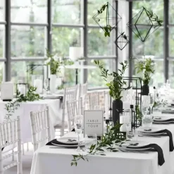 Kandelaars Zwart (3St) Contemporary Wedding Ginger Ray