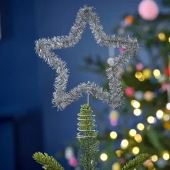 Kerstboom Piek Ster Zilver Merry And Bright Ginger Ray