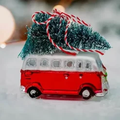 Kersthanger Camper Met Kerstboom Sass & Belle