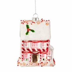 Kersthanger Gingerbread Huisje Pink Fairytale