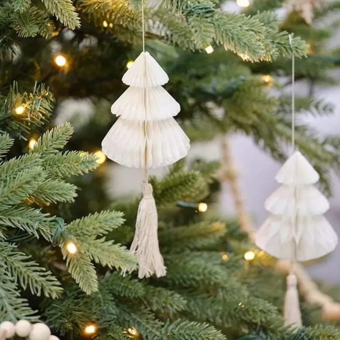 Kersthanger Kerstbomen Creme Nordic Noel Ginger Ray