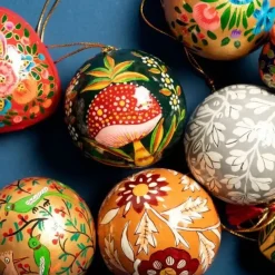 Kersthanger Retro Papier Mache
