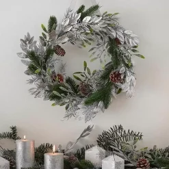 Kerstkrans Zilver Season For Silver Ginger Ray