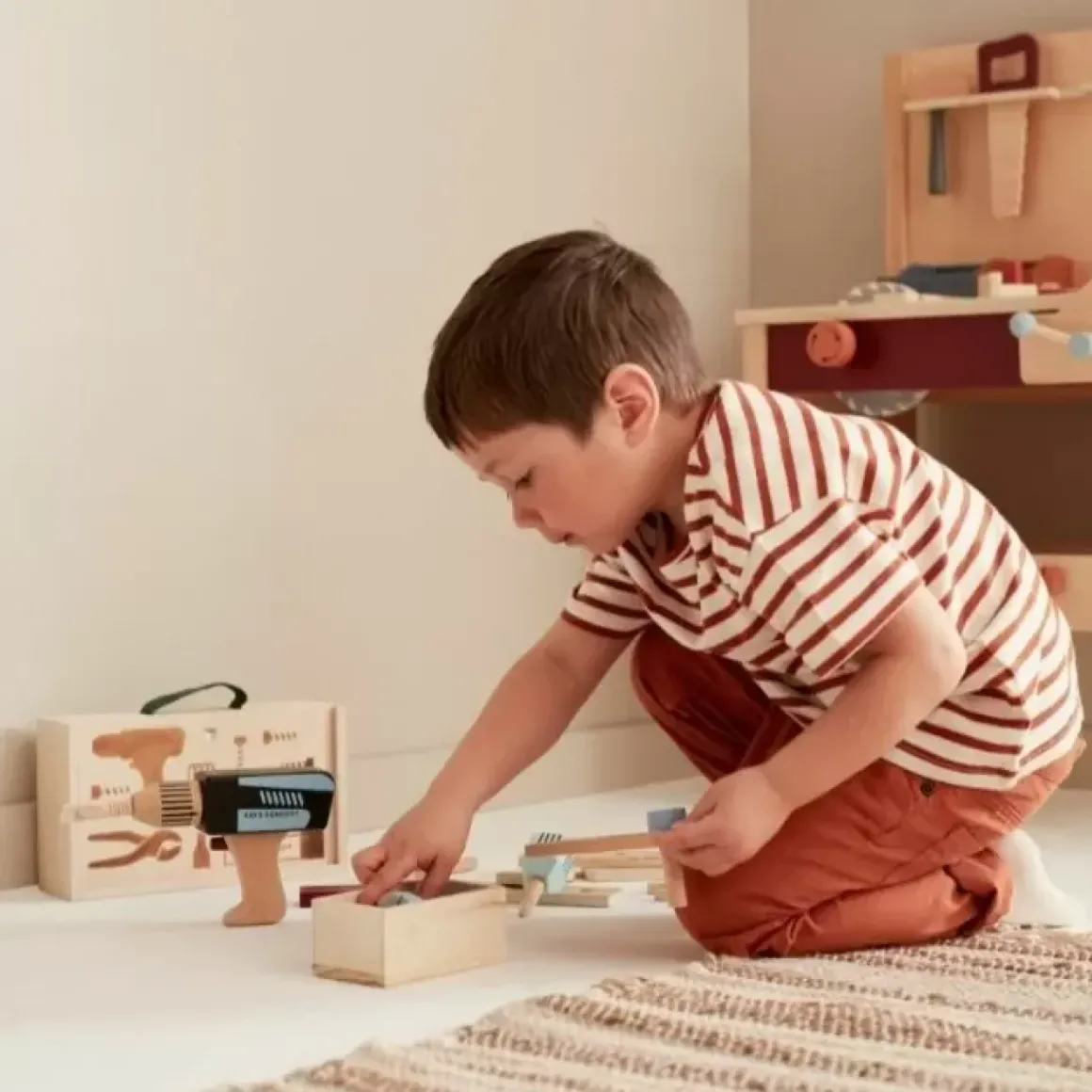 Kids Concept Houten Gereedschapskoffer Kid'S Hub