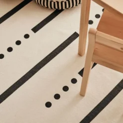 Kids Concept Tapijt Grijs/Wit (130X160Cm)