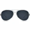 Kinderzonnebril Aviator Golds Transparant (0-2J) Hipsterkid