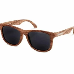 Kinderzonnebril Wayfarer Golds Hout (0-2J) Hipsterkid