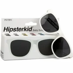 Kinderzonnebril Wayfarer Wit (0-2J) Hipsterkid