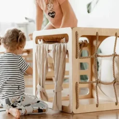 Klimkubus Cubitri Van Ette Tete | Houten Speelkubus | Kidsdeco.Nl