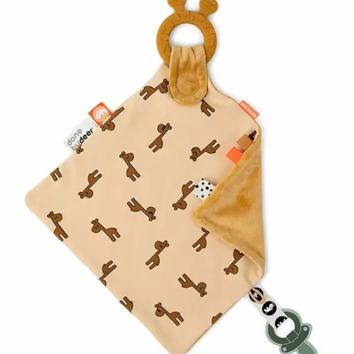 Knuffeldoek Raffi Mustard Done By Deer