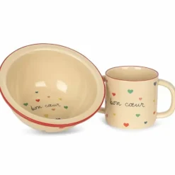 Konges Slojd Ceramic Bon Coeur Mok & Schaaltje