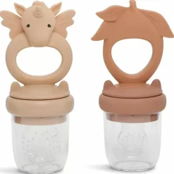 Konges Slojd Fruitspenen Unicorn Rose Sand/Brown Clay (2St)