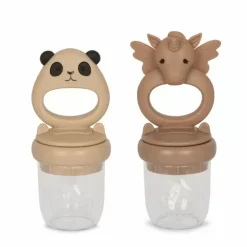 Konges Slojd Fruitspenen Unicorn Panda Shell/Blush (2St)