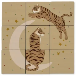Konges Slojd Houten Blokkenpuzzel Multi Color