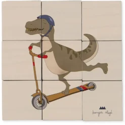 Konges Slojd Houten Blokkenpuzzel Multi Color